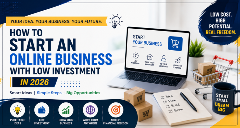 Start an Online Business with Low Investment