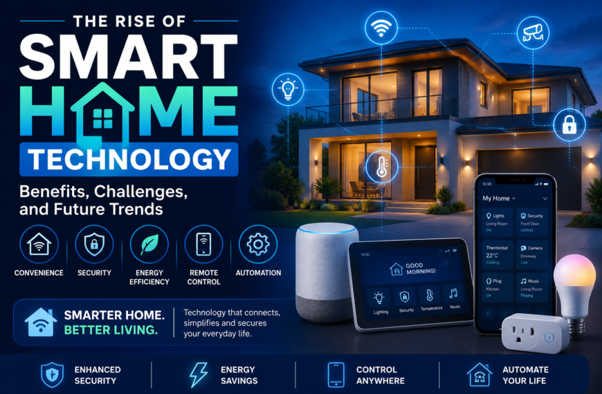 The Rise of Smart Home Technology: Benefits, Challenges, and Future Trends