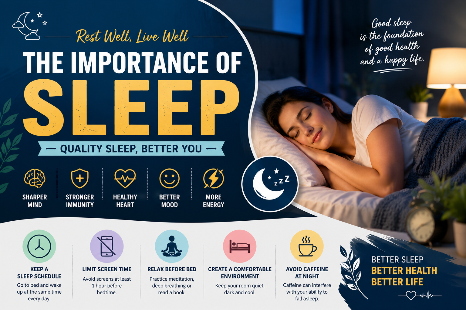 Importance of Sleep and Healthy Lifestyle