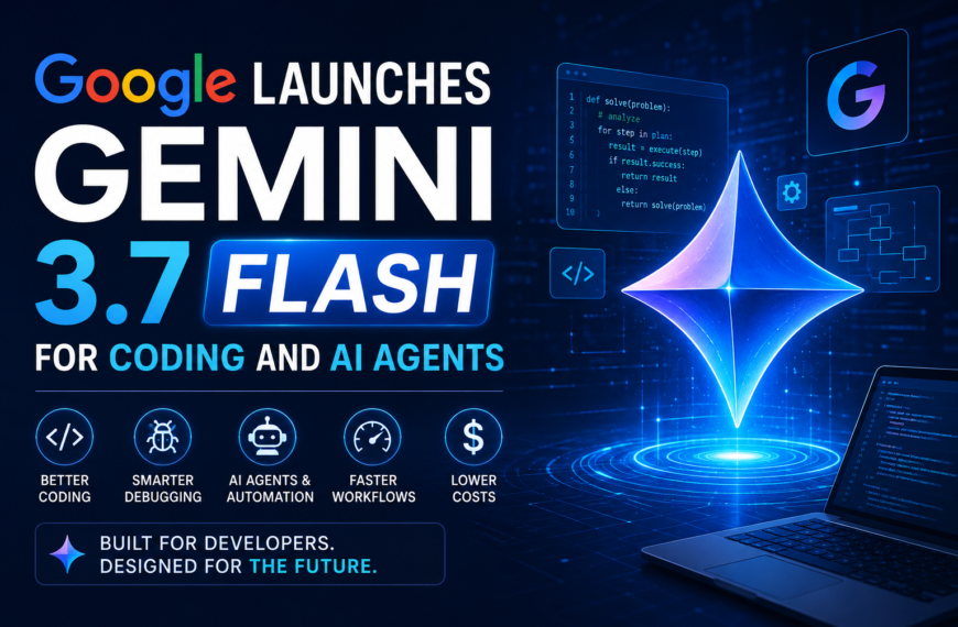 Google Launches Gemini 3.7 Flash for Coding and AI Agents