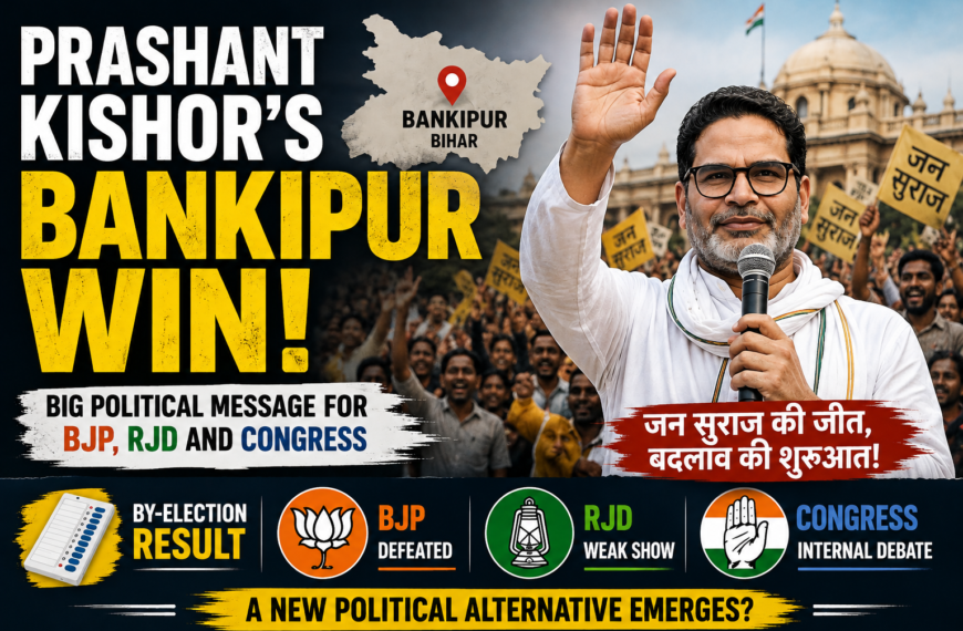 Prashant Kishor’s Bankipur Win Sends Political Message to BJP, RJD and Congress
